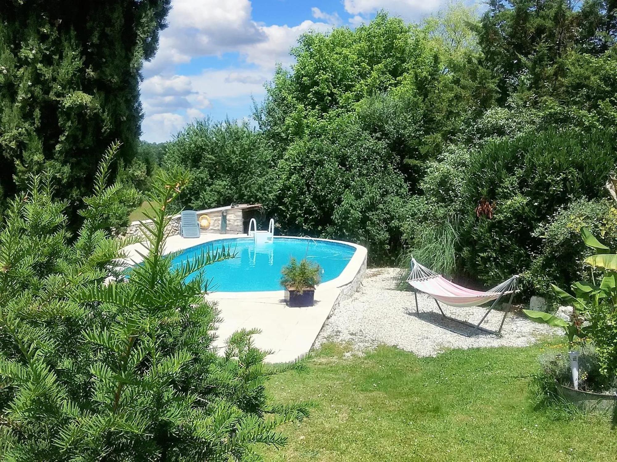 Villa Charmante A Bosset Avec Piscine Partagee Exterior foto
